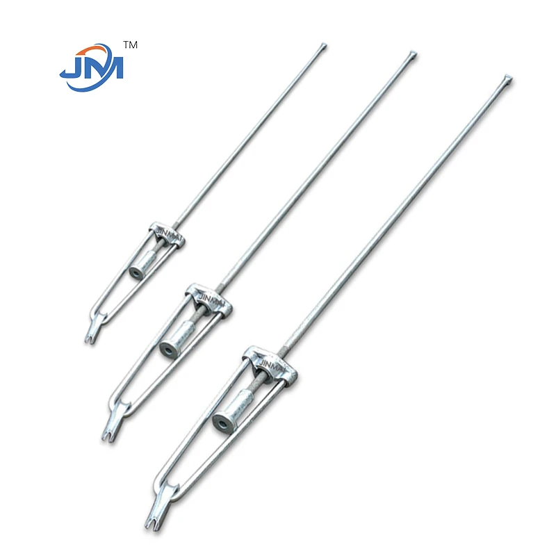 Tipo estancia Rod ajustable del arco con los productos galvanizados en inmersión caliente del OEM de la placa base