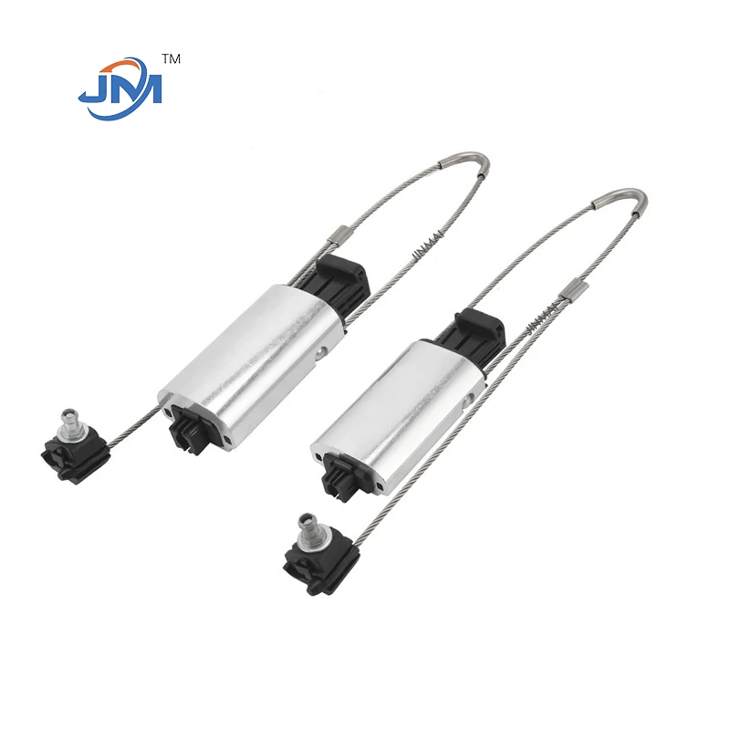 Abrazaderas de tensión de aleación de aluminio para accesorios de alimentación de cable de fibra óptica