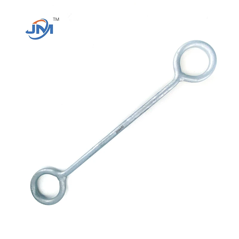 Varilla de extensión de anillo de ojo de soldadura de doble extremo galvanizada en caliente